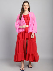 Swimwear Long ruffled cover up (Only Sarong)