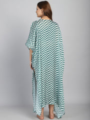 Green Long Slit cover up (Only Sarong)