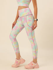 Cukoo Tie-Dye Rainbow Color Legging/Yoga Pant