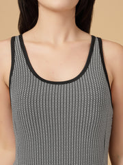 Cukoo Padded One-Piece Geometric Print Swimwear for Women