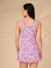 Cukoo Women Multi-Color Printed Padded One Piece Swimwear/ Swimming Costume for Women