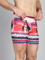 CUKOO Men Multicolor Printed Swim Bottoms