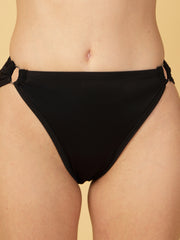 CUKOO Black Halter Neck Bikini