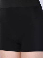 CUKOO Padded Animal Printed Black Swimwear