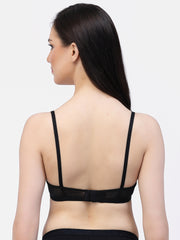 CUKOO Lightly Padded Pink Floral Printed Everyday Bra