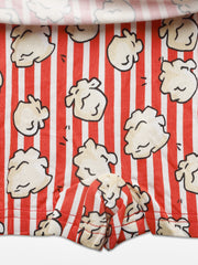 CUKOO Girls Red Popcorn Print Swimsuit (kids Swimsuit)