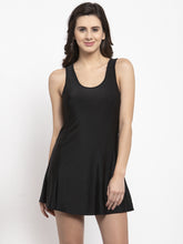 Cukoo Padded Single Piece Solid Black Classic Swimwear for Women and Girls - Cukoo