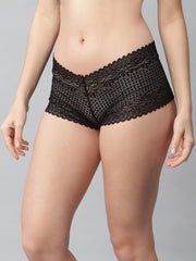 CUKOO Lacy Black Panty - Cukoo