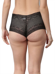 CUKOO Pack of 3 Lacy Black Panty
