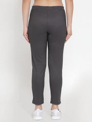 Cukoo Comfy: Grey Trouser for Women - Cukoo