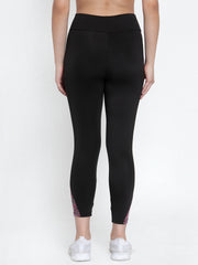 Cukoo Active Wear: Black Workout/Track Pants for Women PINK - Cukoo