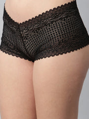 CUKOO Lacy Black Panty - Cukoo