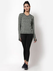 CUKOO Abstract Printed Green and Black Sports Dry Fit Track Suit - Cukoo