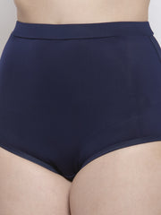 CUKOO Women Blue High Waist Bikini Bottoms - Cukoo