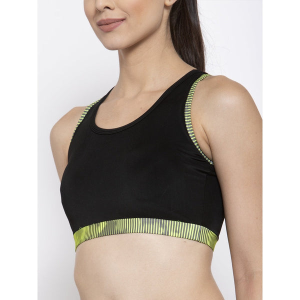 CUKOO Two piece Sports Bra and Green Workout Shorts ( Track