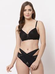 CUKOO Lacy Black Lingerie Set - Cukoo