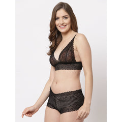 CUKOO Lacy Black Lingerie Set - Cukoo