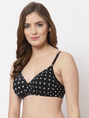 CUKOO Polka Dot Lightly Padded Everyday Bra - Cukoo