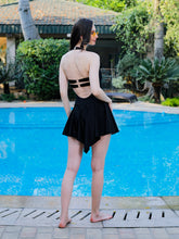 CUKOO Padded Solid Black  Swimsuit