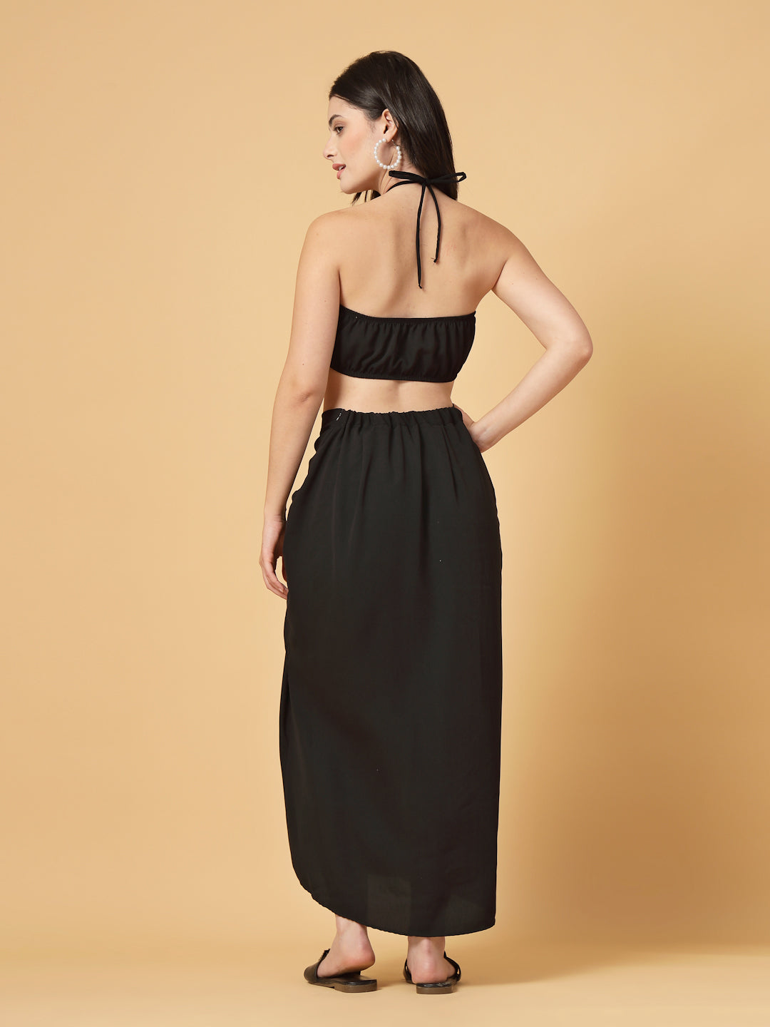 CUKOO Midnight Allure Black Resort Wear Co-Ord Set | Beach Wear– The Ultimate Beach-to-Bar Look!