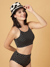 CUKOO Padded Polka-Dot Bikini