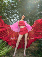 Swimwear Long ruffled cover up (Only Sarong)