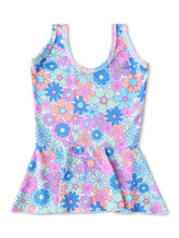 CUKOO Girls Multicolor Floral Print Swimsuit