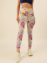 Cukoo Multicolor Floral Dotted Leggings/Yoga Pants