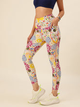 Cukoo Multicolor Floral Dotted Leggings/Yoga Pants