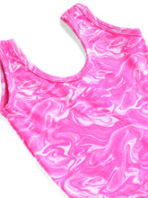 CUKOO Girls Pink Abstract Print Swimsuit