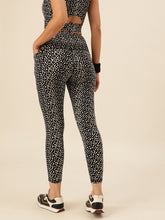 CUKOO Black Leopard Print Legging/Yoga Pant