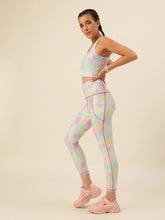 Cukoo Tie-Dye Rainbow Color Sports Bra and Legging Set