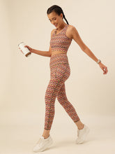 Cukoo Beige Retro waves Legging/Yoga Pants
