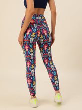 CUKOO Purple Ikat Inspired Print Legging/Yoga pant