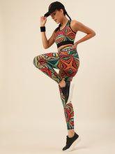 Cukoo Geometric multicolor Sports Bra