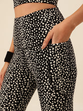 CUKOO Black Leopard Print Legging/Yoga Pant