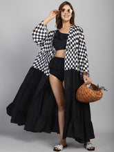 Swimwear Long ruffled cover up Sarong