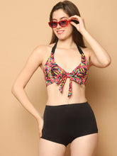 CUKOO Padded Floral Print Tankini Swimwear