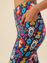 CUKOO Purple Ikat Inspired Print Legging/Yoga pant