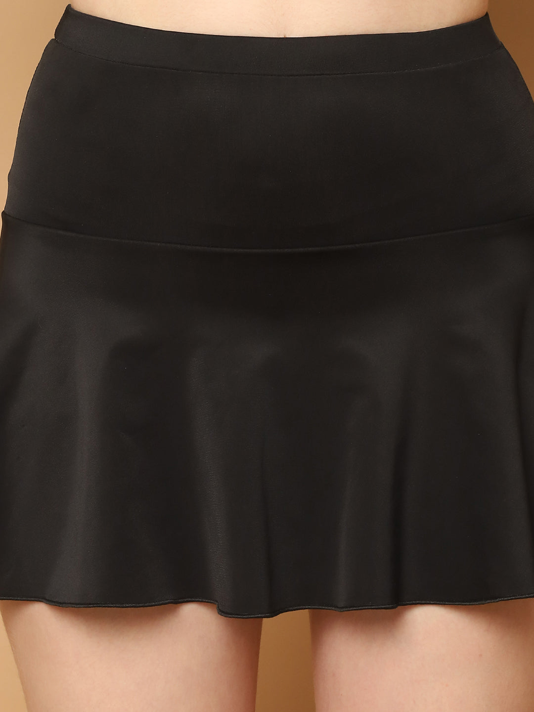 CUKOO Padded Leopard Print Skirtini Swimwear
