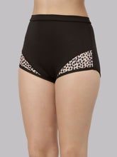 CUKOO Animal Printed Black Swim Bottom for Women