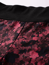CUKOO Black Magenta Print Legging/Yoga Pant