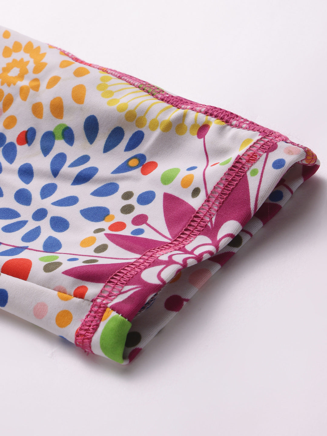 Cukoo Multicolor Floral Dotted Leggings/Yoga Pants