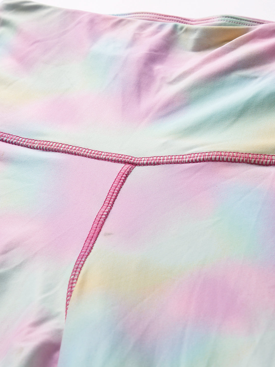 Cukoo Tie-Dye Rainbow Color Sports Bra and Legging Set