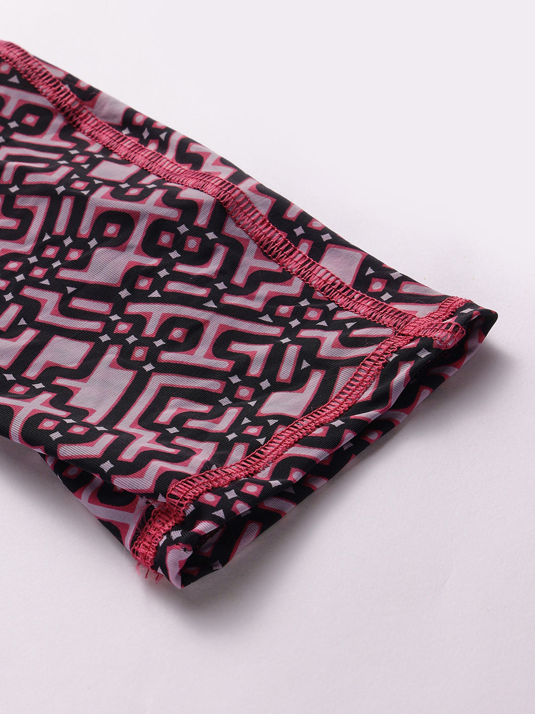 CUKOO Purple Geometric print Legging/Yoga Pant