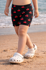 Black Printed Boys swim shorts (Kids Swimsuit)