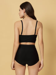 Padded Black 3 pc Swim Set