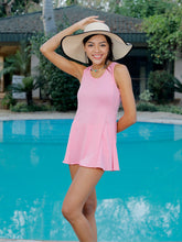 CUKOO Padded Solid Pink One-Piece Swimwear
