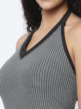 CUKOO Padded Black Halter Neck Swimwear