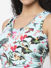 CUKOO Padded Floral Printed Swimwear